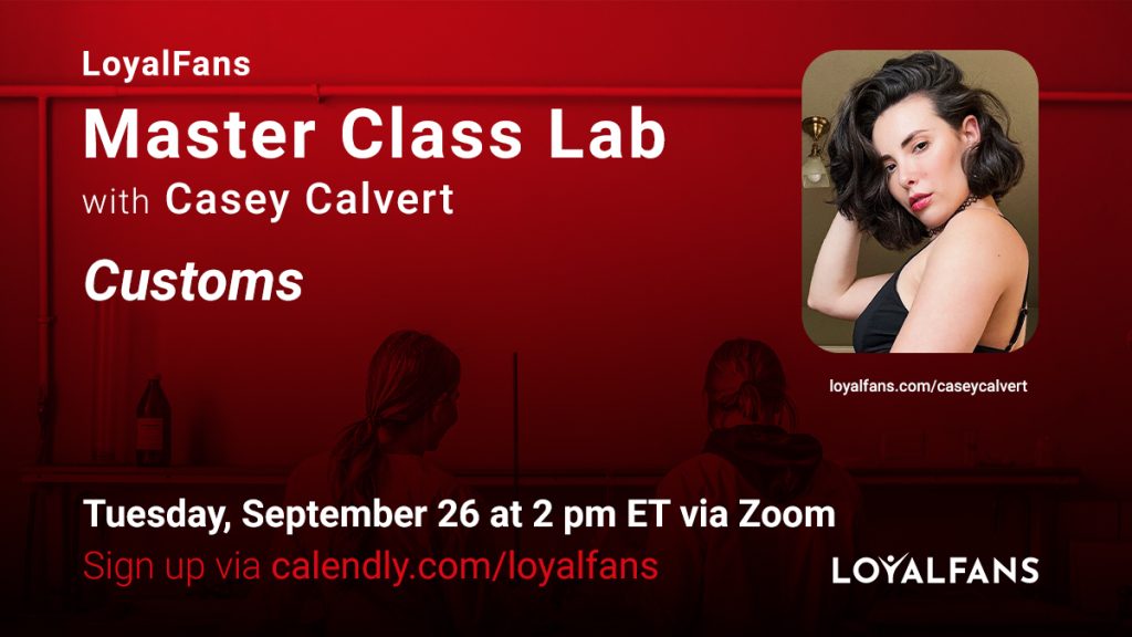 casey calvert customs loyalfans